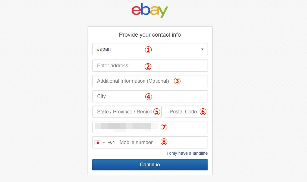 ebay Registration